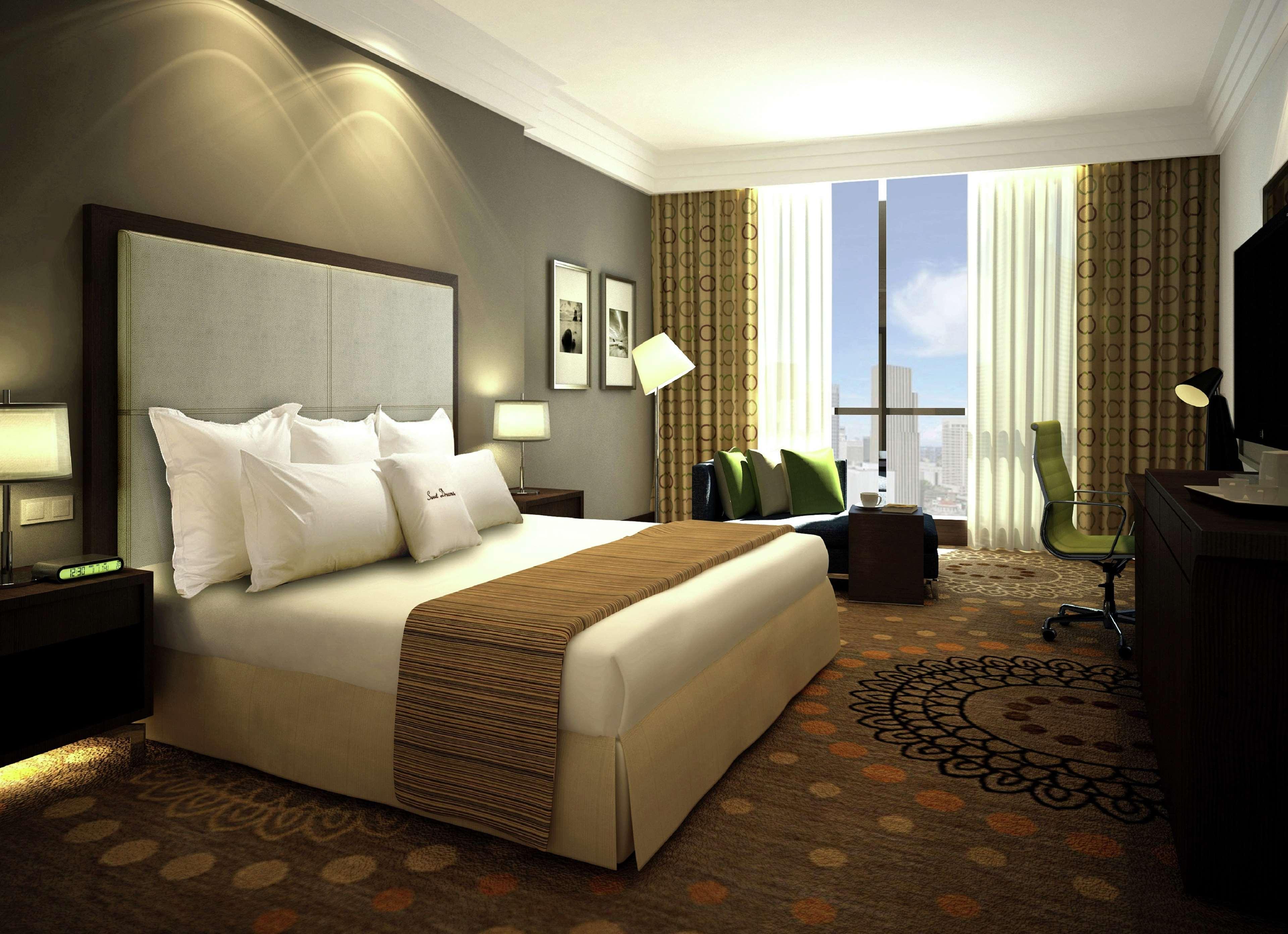 Doubletree By Hilton Doha - Al Sadd Hotel Kültér fotó A typical hotel room